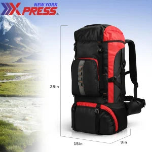 63L Waterproof Hiking Camping Backpack Large Capacity Travel Outdoor Camping Equipment