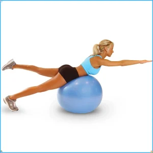 Explosion-Proof Stability Ball 65cm, Yoga Ball for Home Gym, Pilates & Core Training